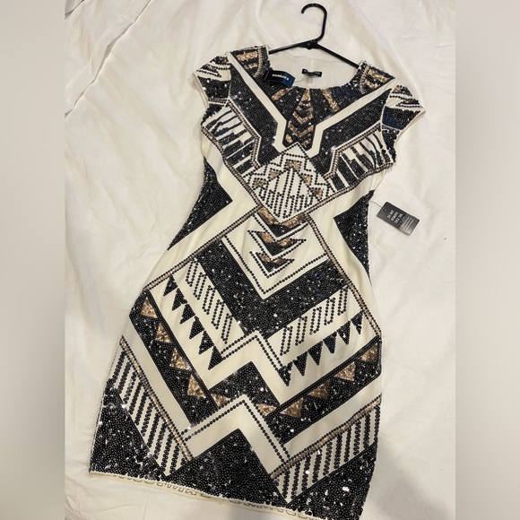 NWT. Express sequin mini dress - Picture 1 of 4